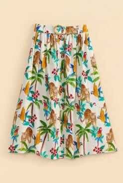 Farm Rio Tropical Paradise Midi Skirt -Trend Farm Rio 313626 06