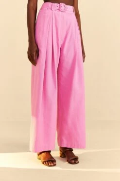 Farm Rio Pink Tailored Pants -Trend Farm Rio 313627 03