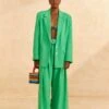 Farm Rio Bright Green Tailored Pants -Trend Farm Rio 313628 01