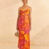 Farm Rio Summer Garden Ombre Lenzing™ Ecovero™ Viscose Midi Dress -Trend Farm Rio 313684 01