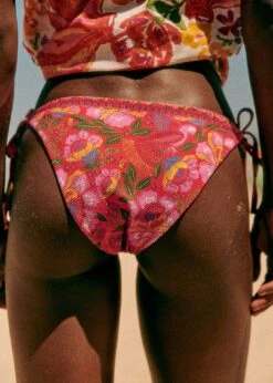 Farm Rio Sunset Macaw Flowers Bikini Bottom Tie Side -Trend Farm Rio 313801 03