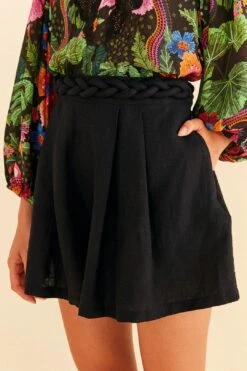 Farm Rio Black Shorts 9 Farm Rio Black Shorts -Trend Farm Rio 314513 03