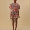 Farm Rio Off-White Tropical Yard Mini Skirt -Trend Farm Rio 315950 01