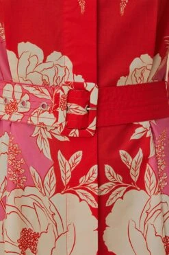 Farm Rio Pink Soft Garden Short Sleeve Mini Dress -Trend Farm Rio 315959 06