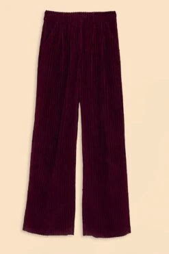 Farm Rio Burgundy Corduroy Pants -Trend Farm Rio 316009 06