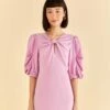 Farm Rio Lilac Short Sleeve Mini Dress 1 Farm Rio Lilac Short Sleeve Mini Dress -Trend Farm Rio 316419 01