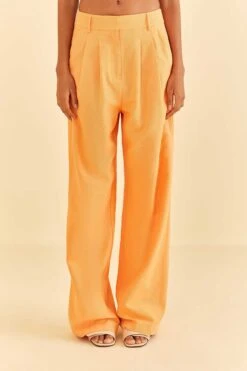 Farm Rio Peach Low Waisted Pants -Trend Farm Rio 316423 02