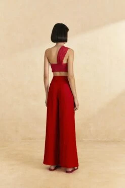 Farm Rio Red High Waist Pants -Trend Farm Rio 317223 04