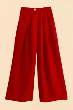 Farm Rio Red High Waist Pants -Trend Farm Rio 317223 06