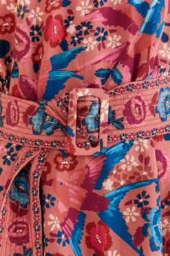 Farm Rio Blush Floral Birds Mini Dress 13 Farm Rio Blush Floral Birds Mini Dress -Trend Farm Rio 318135 06