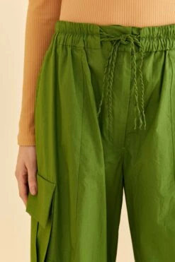 Farm Rio Green Organic Cotton Cargo Pants -Trend Farm Rio 318182 04