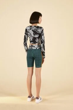 Farm Rio ADIDAS FARM Bike Shorts Green -Trend Farm Rio HN3899 04