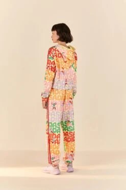 Farm Rio Adidas Farm Trackpants Pearl Citrine -Trend Farm Rio HS1182 03