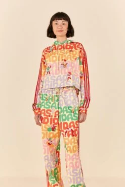 Farm Rio Adidas Farm Trackpants Pearl Citrine -Trend Farm Rio HS1182 04