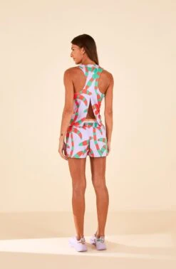 Farm Rio Adidas Farm Pacer Shorts Purple -Trend Farm Rio HS1198 03